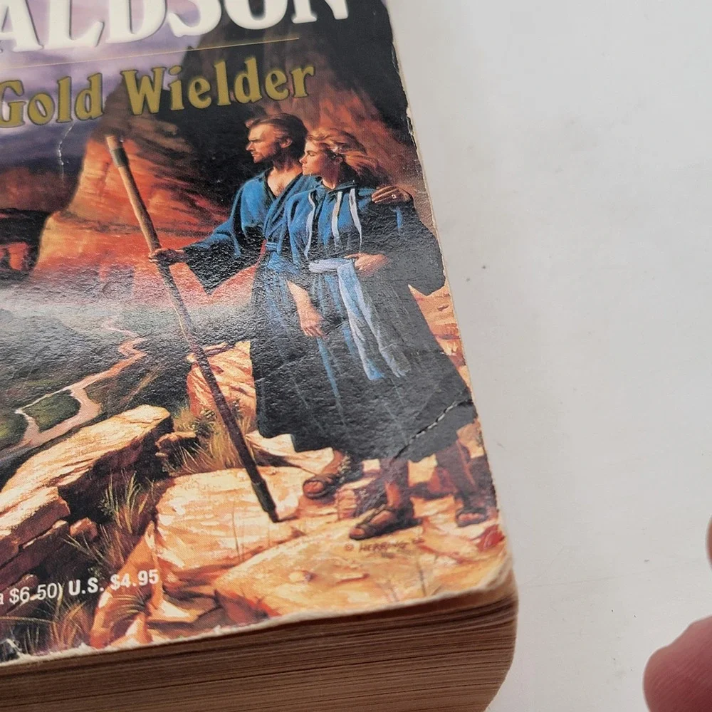 Stephen R. Donaldson White Gold Wielder Paperback 10th Printing Fantasy Fair